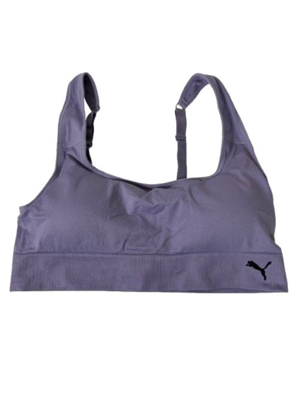 Puma Lilac Purple Adjustable Padded Sports Bra XL Athleisure Gym
